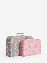 Cath Kidston Pink Floral Storage Boxes Set of Two - Image 8 of 9
