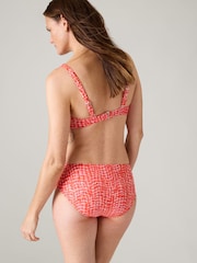 Athleta Red Square Neck Bra Cup Bikini Top - Image 4 of 6