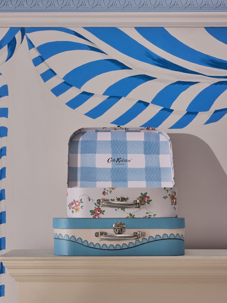 Cath Kidston Storage Boxes Set of Two - Imagen 1 de 8 Cath Kidston Storage Boxes Set of Two - Imagen 1 de 8