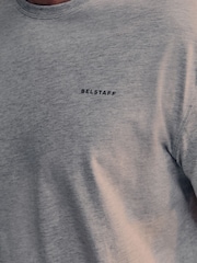Blå/Cremefarvet/Grå - Belstaff Crew Neck Short Sleeve T-Shirts 3 Pack - Billede 12 af 15