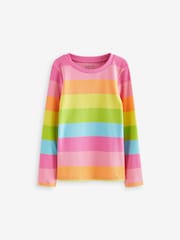 Multi Long Sleeve Ribbed Top (3-16yrs) - Image 4 of 6