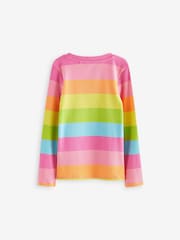Multi Long Sleeve Ribbed Top (3-16yrs) - Image 5 of 6