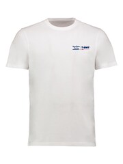 Fanatics White Racing Point F1 Logo 100% Cotton T-Shirt - Image 2 of 3