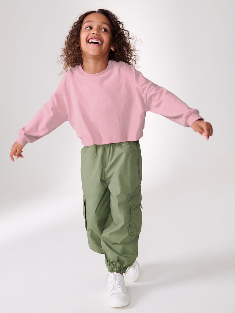 rožnata - Boxy Bubble 100% Cotton Hem zgornji del trenirke; majica za trening (3-16yrs) - Slika 1 iz 7 rožnata - Boxy Bubble 100% Cotton Hem zgornji del trenirke; majica za trening (3-16yrs) - Slika 1 iz 7