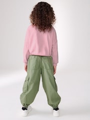 rožnata - Boxy Bubble 100% Cotton Hem zgornji del trenirke; majica za trening (3-16yrs) - Slika 3 iz 7