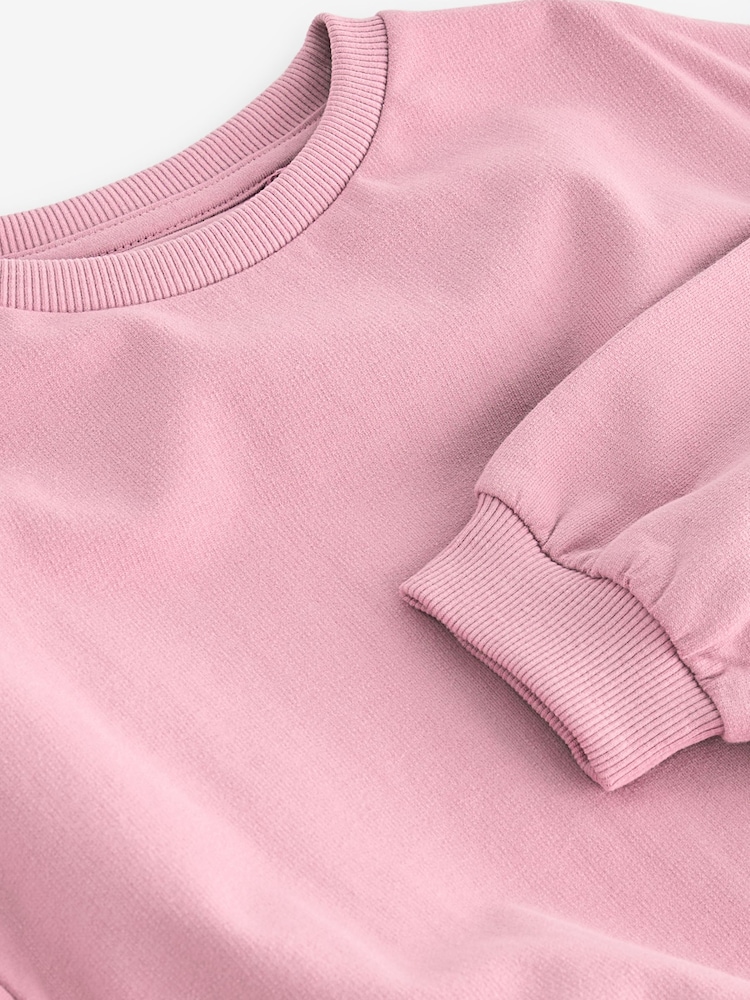 rožnata - Boxy Bubble 100% Cotton Hem zgornji del trenirke; majica za trening (3-16yrs) - Slika 7 iz 7 rožnata - Boxy Bubble 100% Cotton Hem zgornji del trenirke; majica za trening (3-16yrs) - Slika 7 iz 7