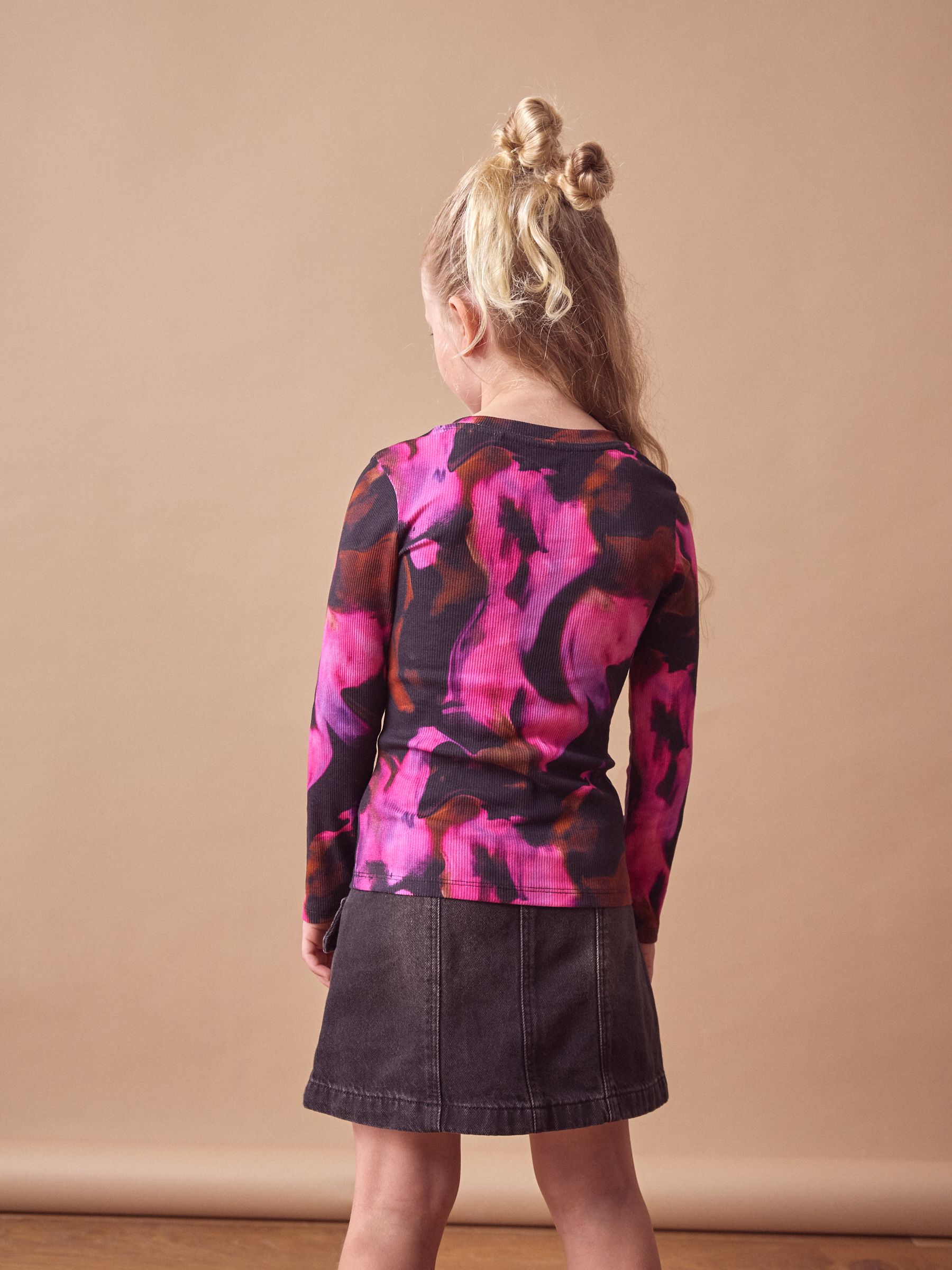 Long Sleeve Tie Tee | Black – Khy