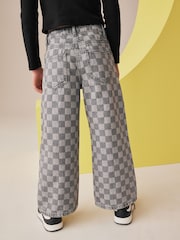 Black Boxy Zip High Neck Rib Top (3-16yrs) - Image 7 of 9