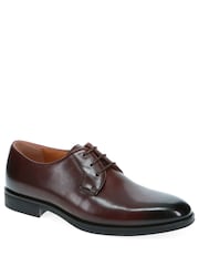 Jones Bootmaker Brown Manchester Wide Leather Lace-ups Shoes - Image 2 of 5