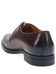 Jones Bootmaker Brown Manchester Wide Leather Lace-ups Shoes - Image 3 of 5