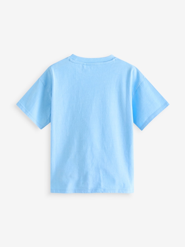 Aqua Blau - T-Shirt mit Animal-Print aus 100 % Baumwolle mit Paillettenbesatz und Herzmotiv (3–16 Jahre) - Bild 2 von 4 Aqua Blau - T-Shirt mit Animal-Print aus 100 % Baumwolle mit Paillettenbesatz und Herzmotiv (3–16 Jahre) - Bild 2 von 4