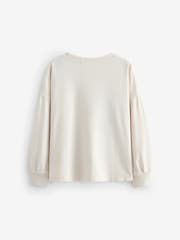 Pink 100% Cotton Sequin Unicorn Long Sleeve T-Shirt (3-16yrs) - Image 6 of 7