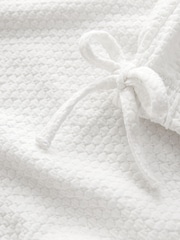 White Textured Ruche Hem Long Sleeve T-Shirt (3-16yrs) - Image 7 of 7