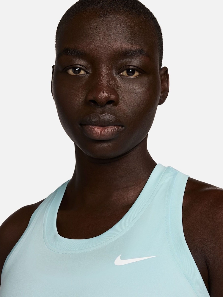 Nike Light Blue Dri-FIT Racerback Tank Vest Top - Image 3 of 3