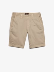 SUPERDRY Nude Utility Chino Shorts - Image 7 of 7