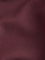 Burgundy Red Slim Fit Easy Care Textured Single Cuff Smart Shirt - Image 4 of 4