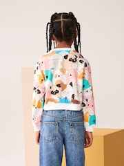 Squishmallows Ecru Cream 100% Cotton Boxy Long Sleeve Sweat Top (5-12yrs) - Image 3 of 6