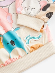 Squishmallows Ecru Cream 100% Cotton Boxy Long Sleeve Sweat Top (5-12yrs) - Image 6 of 6