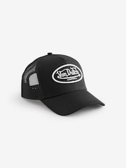 Von Dutch Black Originals Logo Trucker Hat - Image 1 of 1
