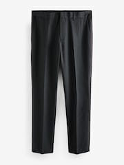 Black Tape Detail Textured Tuxedo Trousers - Image 7 of 7