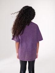 Purple Oversized Beetlejuice 100% Cotton T-Shirt (3-16yrs) - Image 2 of 6