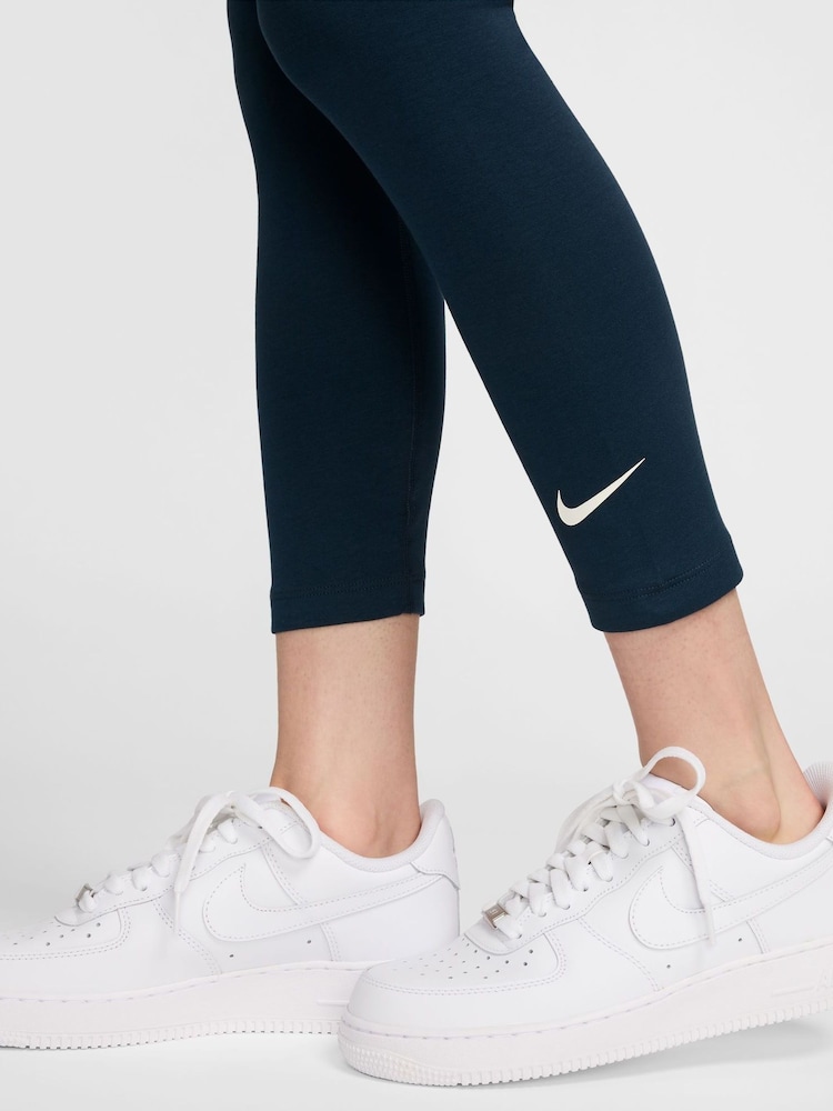 Nike Navy High Rise 7/8 Leggings - Image 4 of 4 Nike Navy High Rise 7/8 Leggings - Image 4 of 4