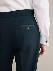 Noir - Ajustable Signature Pantalon de smoking en laine texturée - Image 5 de 5