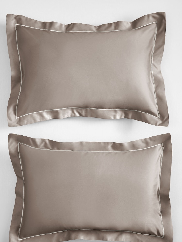 Collection Luxe Kissenbezüge aus 100 % Baumwolle im 2er-Set, Fadendichte: 300 - Bild 4 von 4 Collection Luxe Kissenbezüge aus 100 % Baumwolle im 2er-Set, Fadendichte: 300 - Bild 4 von 4