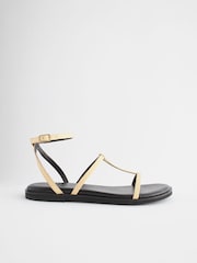 Light Yellow Forever Comfort® T-Bar Sandals - Image 2 of 5