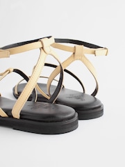 Light Yellow Forever Comfort® T-Bar Sandals - Image 3 of 5