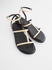 Light Yellow Forever Comfort® T-Bar Sandals - Image 4 of 5