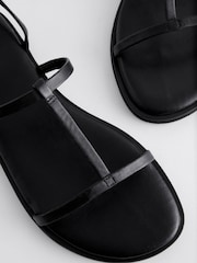 Black Forever Comfort® T-Bar Sandals - Image 4 of 6