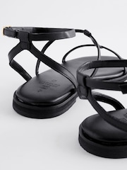 Black Forever Comfort® T-Bar Sandals - Image 5 of 6