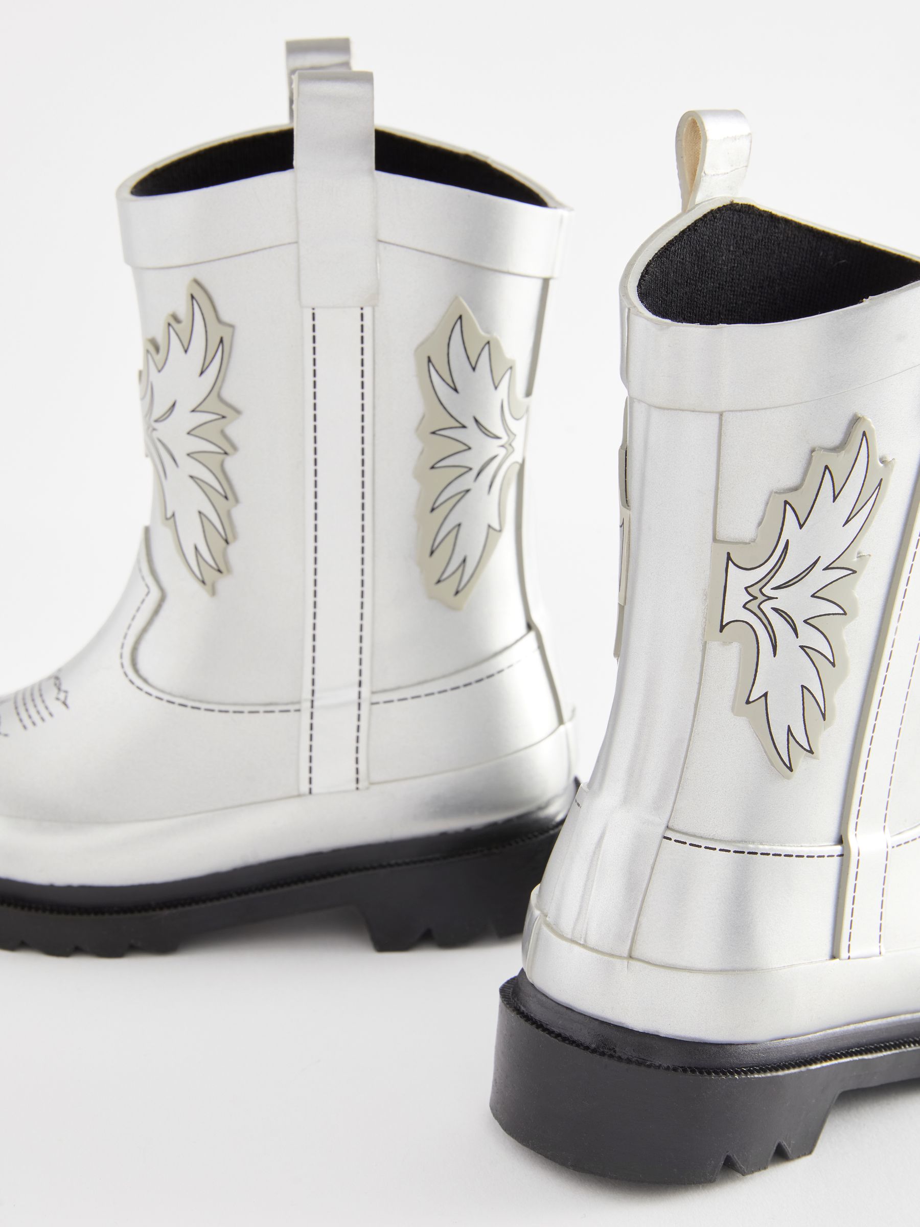 Buy Silver Western Wellies from the Next UK online shop