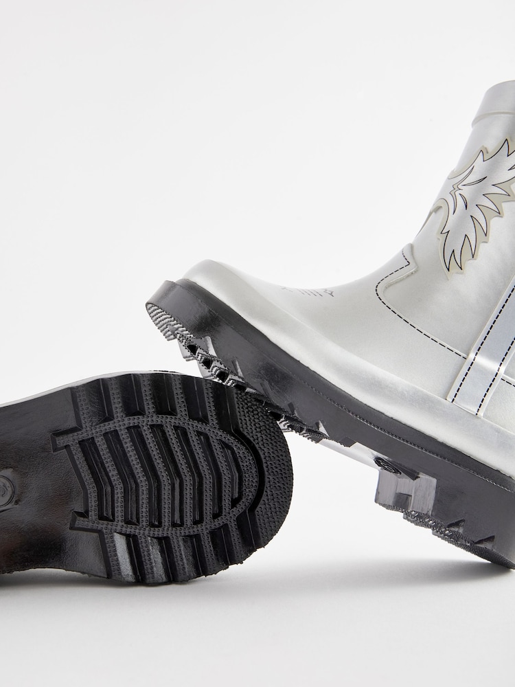 Silver Western Wellies - Image 4 of 5