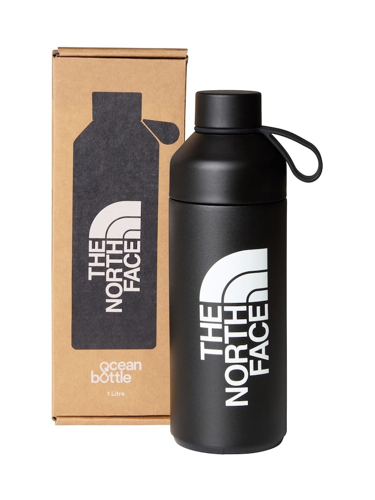 The North Face Black X Ocean 1 Litre Water Bottle - Image 1 of 6
