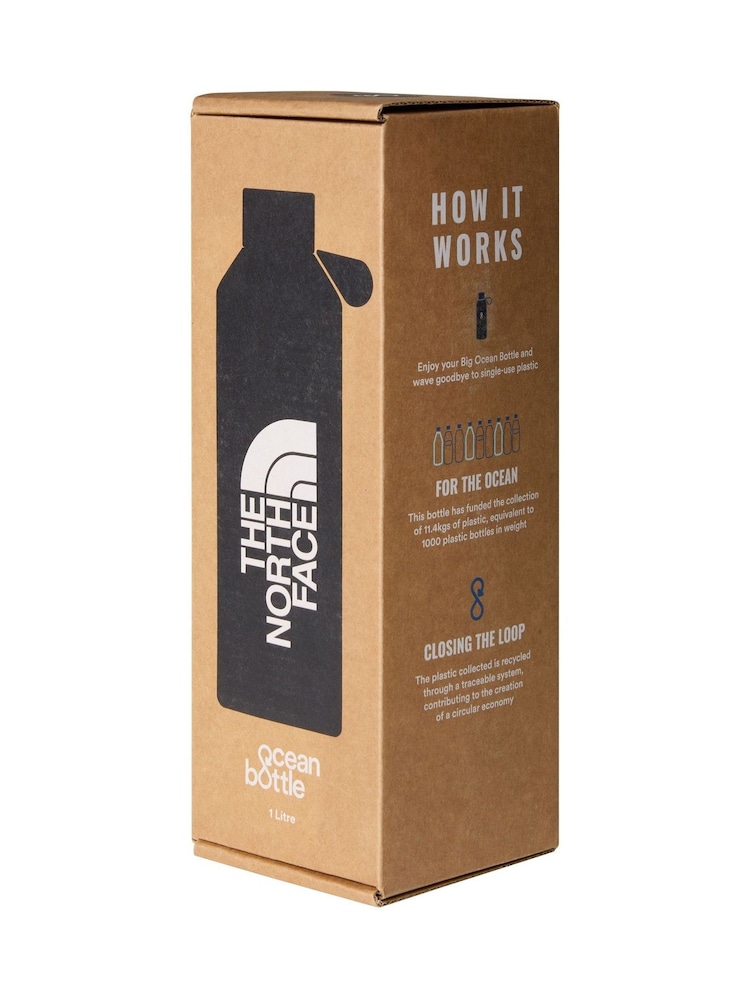The North Face Black X Ocean 1 Litre Water Bottle - Image 6 of 6