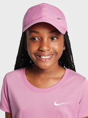 Розовый с хромированным - Nike детская кепка с металлическим логотипом  Dri-FIT Kids Club - Изображение 3 из 8