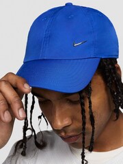 Nike Blue Dri-FIT Club Unstructured Metal Swoosh Cap - Image 1 of 8