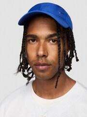 Nike Blue Dri-FIT Club Unstructured Metal Swoosh Cap - Image 2 of 8