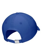 Nike Blue Dri-FIT Club Unstructured Metal Swoosh Cap - Image 6 of 8