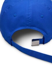 Nike Blue Dri-FIT Club Unstructured Metal Swoosh Cap - Image 7 of 8