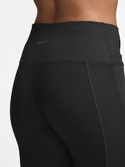 Nike Black One Wrap High Waisted 7/8 Leggings - Image 3 of 4