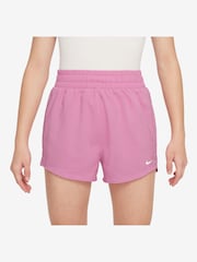 Nike Pink Dri-FIT One High-Waisted Shorts - Image 1 of 4