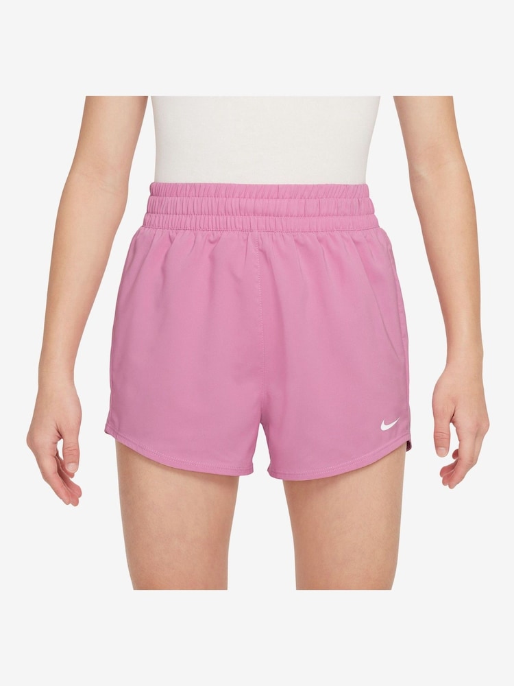 Nike Pink Dri-FIT One High-Waisted Shorts - Image 1 of 4