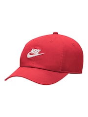 Nike Red Kids Club Unstructured Futura Wash 100% Cotton Cap - Image 1 of 9