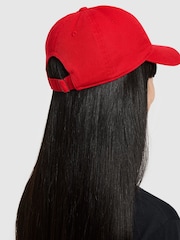 Nike Red Kids Club Unstructured Futura Wash 100% Cotton Cap - Image 6 of 9