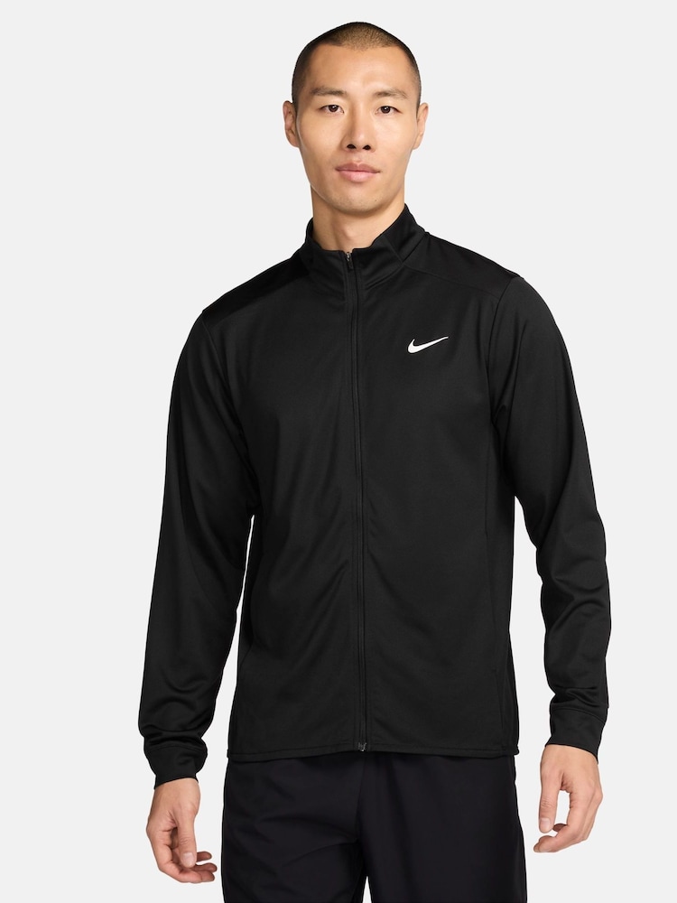 Nike Black Totality Dri-FIT Knit Versatile Jacket - Image 1 of 3 Nike Black Totality Dri-FIT Knit Versatile Jacket - Image 1 of 3