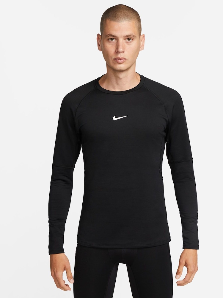 Nike Black Pro Warm Long-Sleeve Top - Image 1 of 5