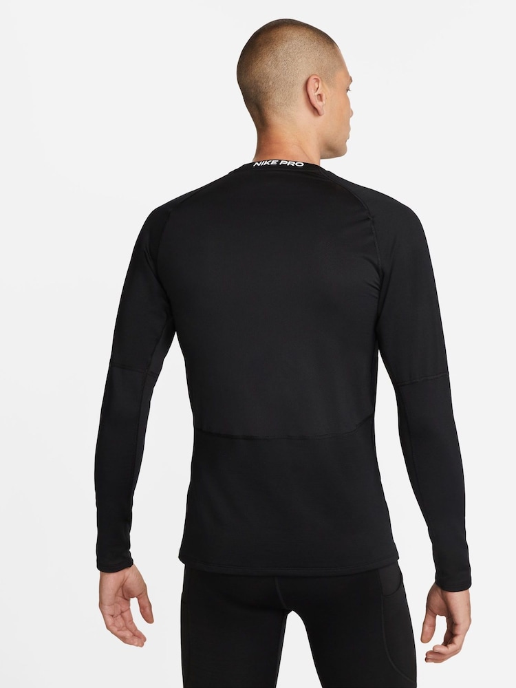 Nike Black Pro Warm Long-Sleeve Top - Image 2 of 5